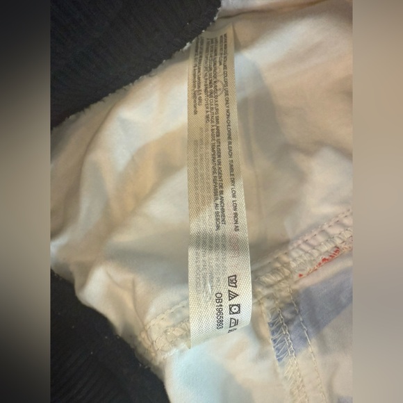 FREE PEOPLE Printed Fresh Start Pants - Size Medium Barrel Wide Leg Activewear - Picture 8 of 9